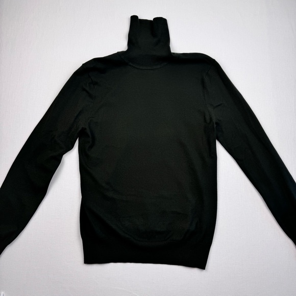 Perry Ellis Olive green turtleneck size small - Picture 2 of 9